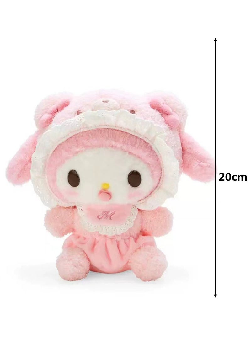 Melody Doll Pacifier Plush Toy Keychain School Bag Pendant Plush Doll Doll Accessories - Image 2
